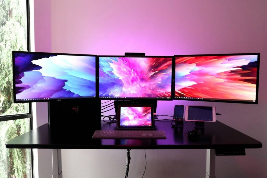 multi Monitor Size for Home Office use